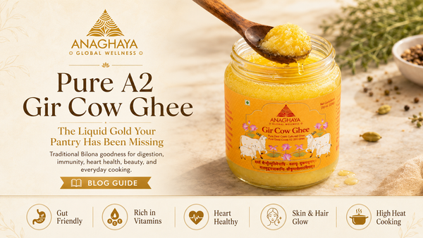 The Golden Elixir: Why Anaghaya Gir Cow Ghee is the Ultimate Superfood