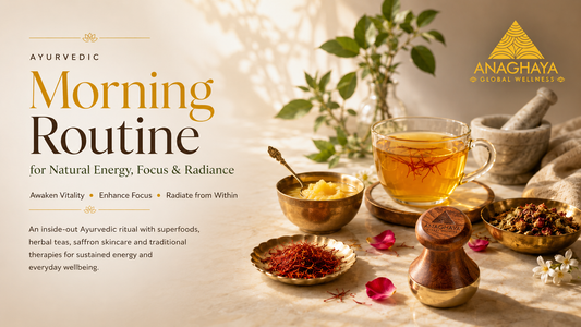 ayurvedic morning routine with anaghaya