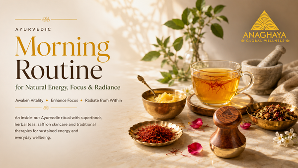 ayurvedic morning routine with anaghaya