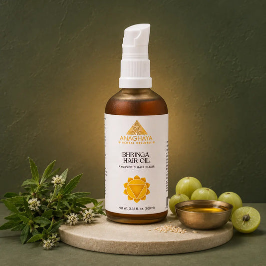 Anaghaya Bhringa Hair Oil with Bhringraj & Amla | Ayurvedic Hair Elixir