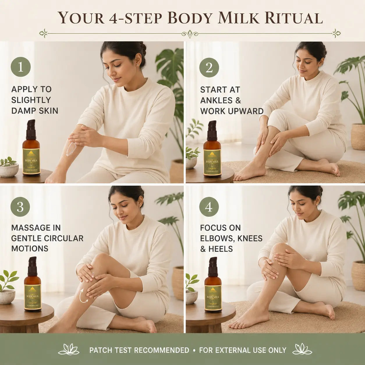 Anaghaya Ayurvedic Body Milk – Hydrating Lotion with A2 Ghee & Ganga Jal