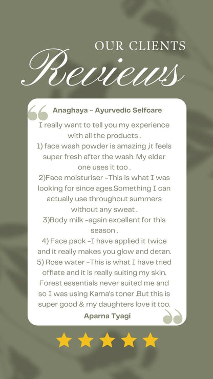Anaghaya Illuminating Face Masque | A2 Ghee & Red Ochre Brightening Ubtan
