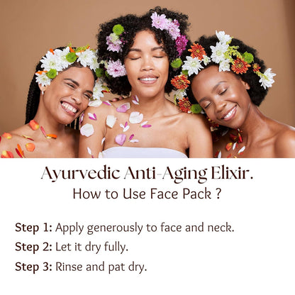 Anaghaya Illuminating Face Masque | A2 Ghee & Red Ochre Brightening Ubtan