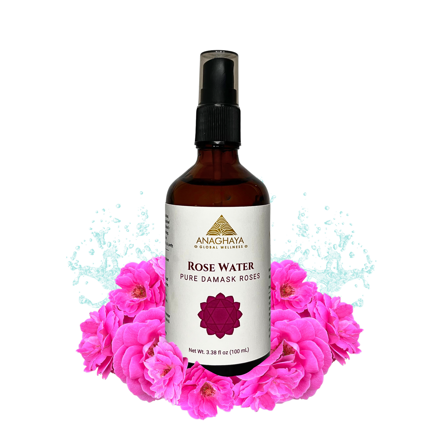 Pure Rose Water by Anaghaya: Facial Mist Natural Skin Toner