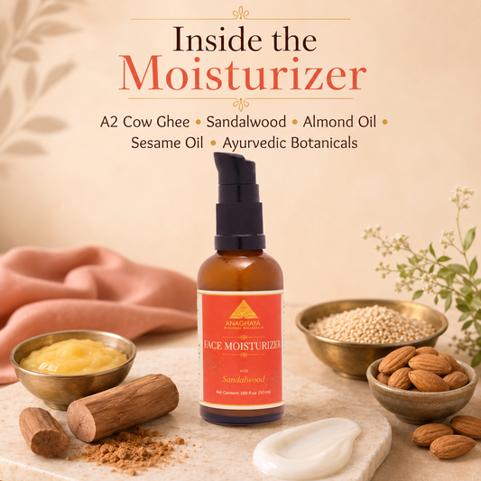Anaghaya Face Moisturizer | Natural Ayurvedic Hydration for Glowing Skin