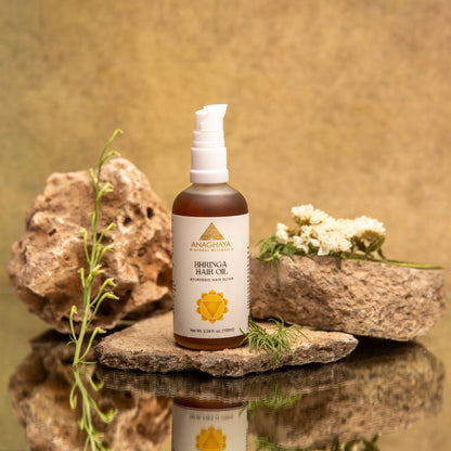 Anaghaya Bhringa Hair Oil with Bhringraj & Amla | Ayurvedic Hair Elixir