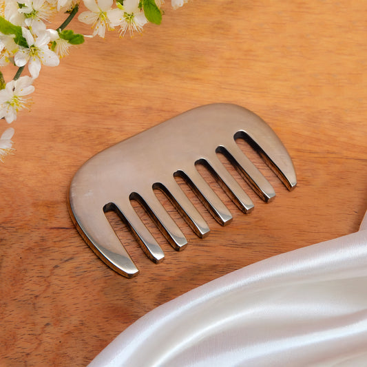 Anaghaya Kansa Comb | Ayurvedic Scalp Massage for Healthy Hair