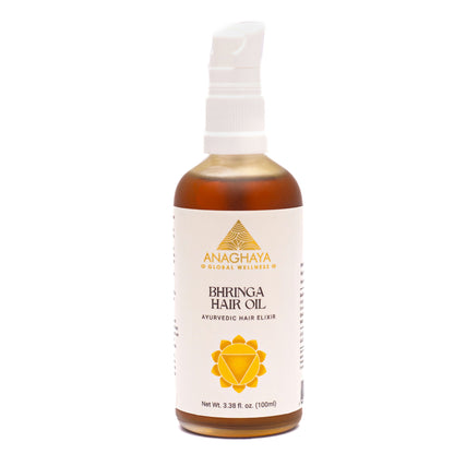 Anaghaya Bhringa Hair Oil with Bhringraj & Amla | Ayurvedic Hair Elixir
