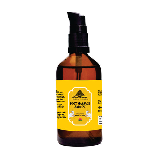Anaghaya Foot Massage Oil | Natural Ayurvedic Relief for Tired Feet