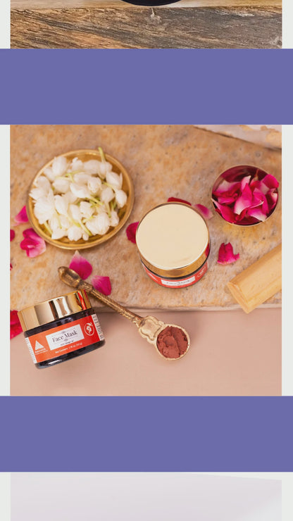 Anaghaya Illuminating Face Masque | A2 Ghee & Red Ochre Brightening Ubtan